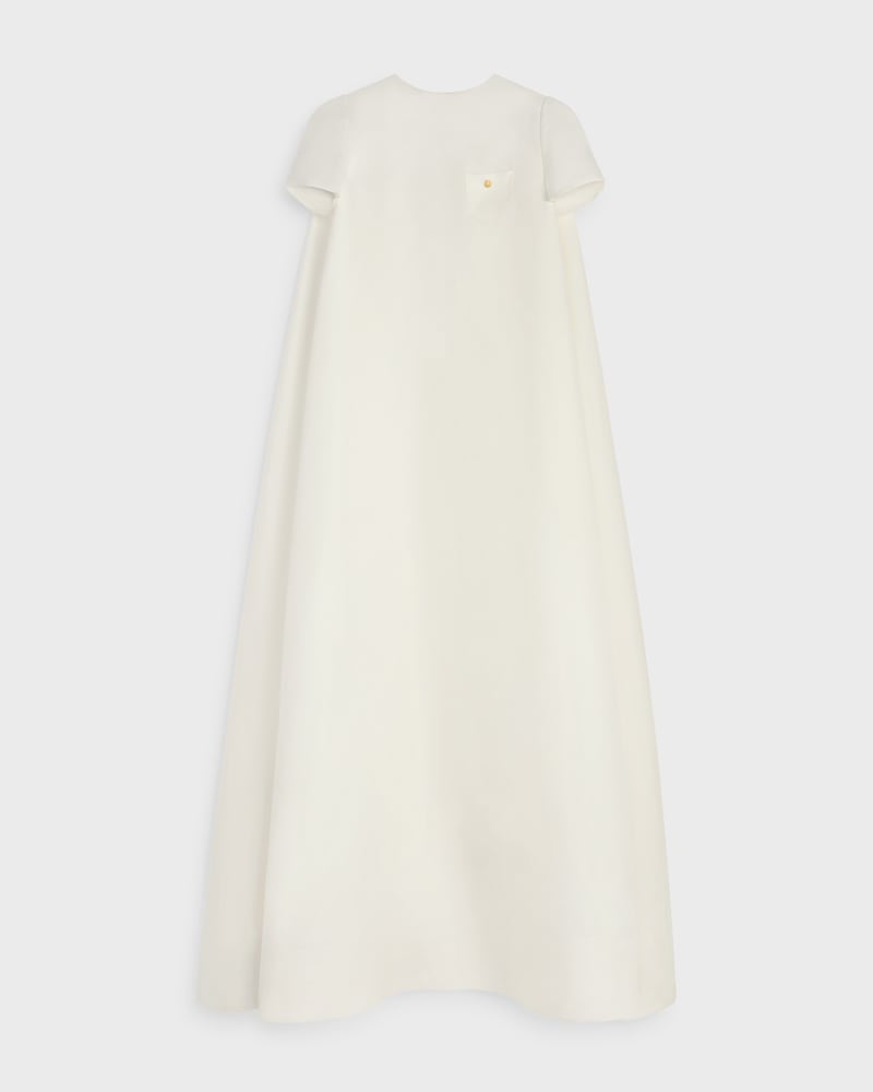 dress IN silk organza - OFF WHITE -  - 1 | CELINE