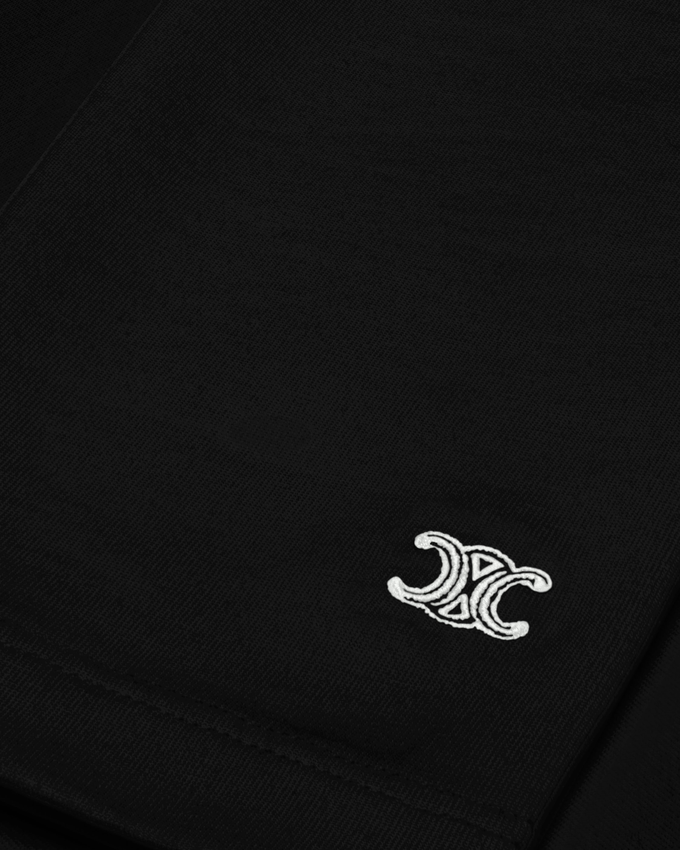 COTTON JERSEY TURTLENECK - BLACK | CELINE