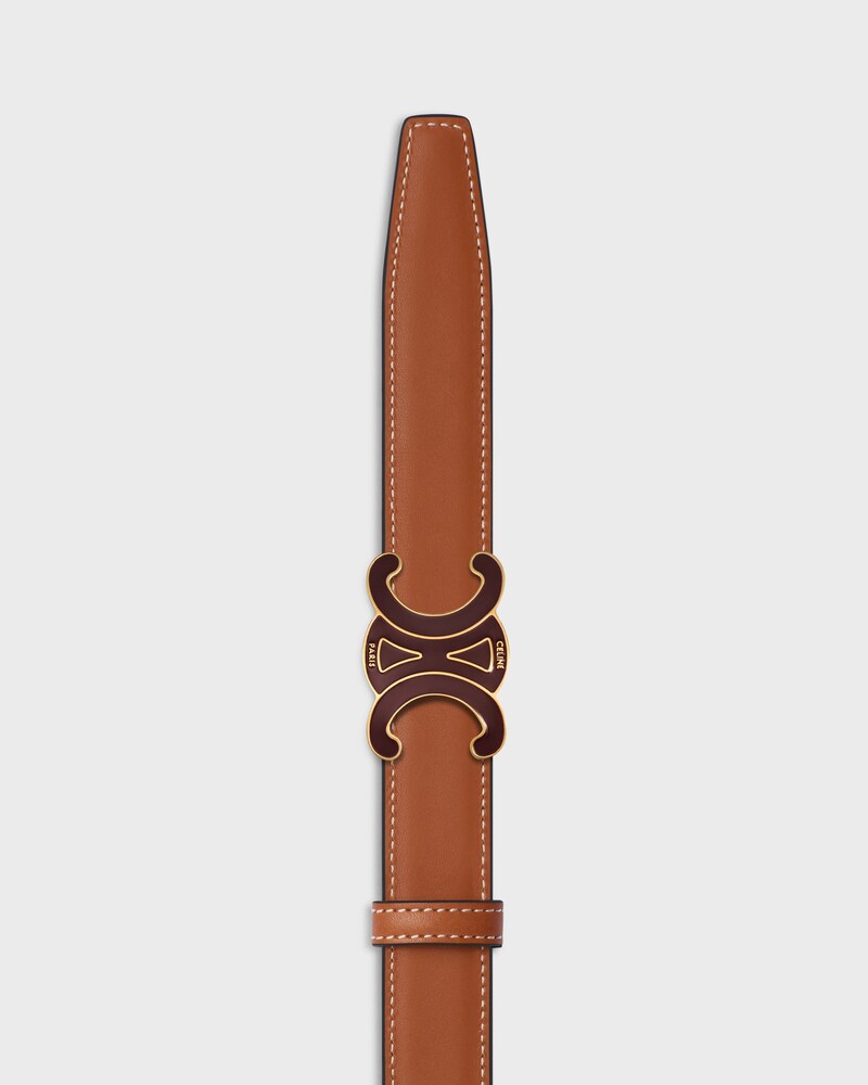 Reversible Strap 25MM IN TAURILLON AND NATURAL CALFSKIN -  -  - 1 | CELINE