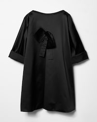 abito tunica IN seta - NERO -  - 1 | CELINE