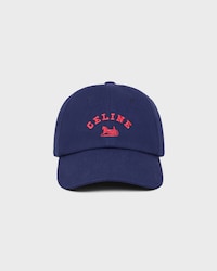 celine richelieu cap IN cotton twill - NAVY -  - 2 | CELINE