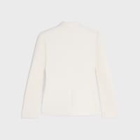 cavaliere jacket IN stretch wool gabardine - WHITE -  - 2 | CELINE