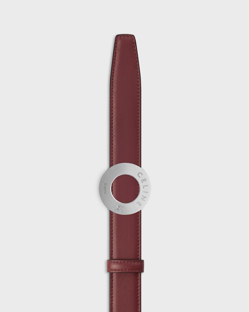 Reversible Strap 25MM IN Smooth and Grained Calfskin -  -  - 1 | CELINE