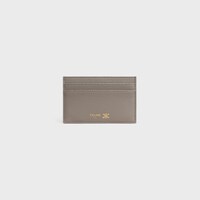 PORTE CARTES VEAU SOUPLE GRAINé - GALET / BLEU CLAIR - PORTE-CARTES - 1 | CELINE