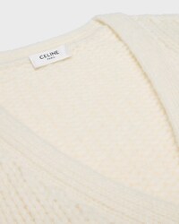 CÁRDIGAN DE CACHEMIRA Y SEDA - BLANCO CRUDO -  - 2 | CELINE