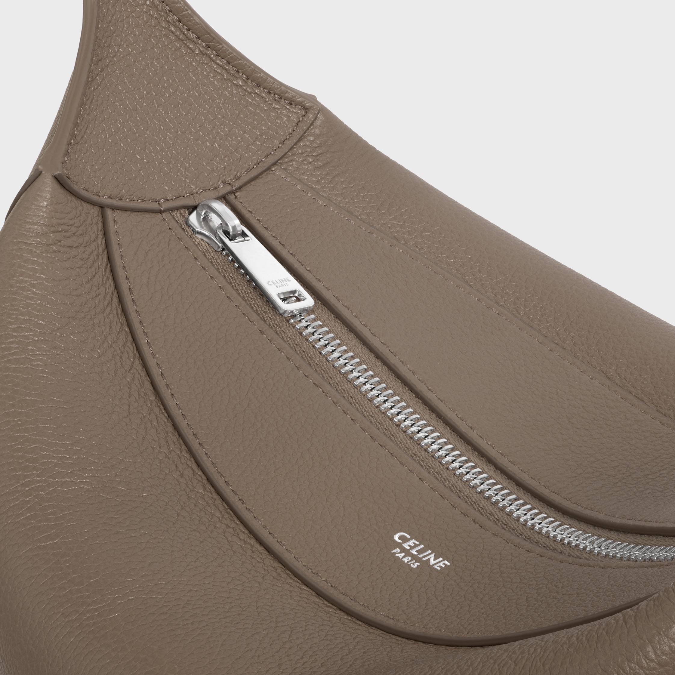 CROSSBODY BAG HARRY IN GRAINED CALFSKIN - SOURIS | CELINE