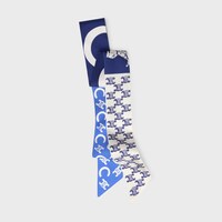 Lavalliere IN HERITAGE SILK TWILL - CORNFLOWER/ULTRAMARINE/VANILLA -  - 1 | CELINE