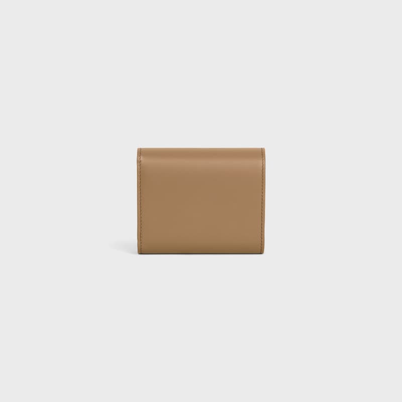 Petit portefeuille Triomphe veau brillant - DARK SEPIA - GIFT FINDER - 1 | CELINE