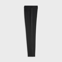 PANTALON CLASSIQUE TUX IN grain de poudre wool - BLACK -  - 2 | CELINE