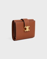 FINE STRAP WALLET NINO IN SUPPLE GRAINED CALFSKIN - TAN - WALLETS - 2 | CELINE