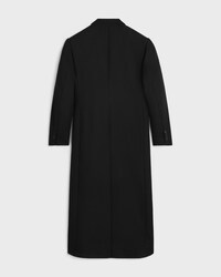 tailored coat IN WOOL FELT - BLACK -  - 2 | CELINE