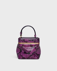 CUBE IN PELLE DI PITONE - MAGENTA - PER LA SERA - 2 | CELINE