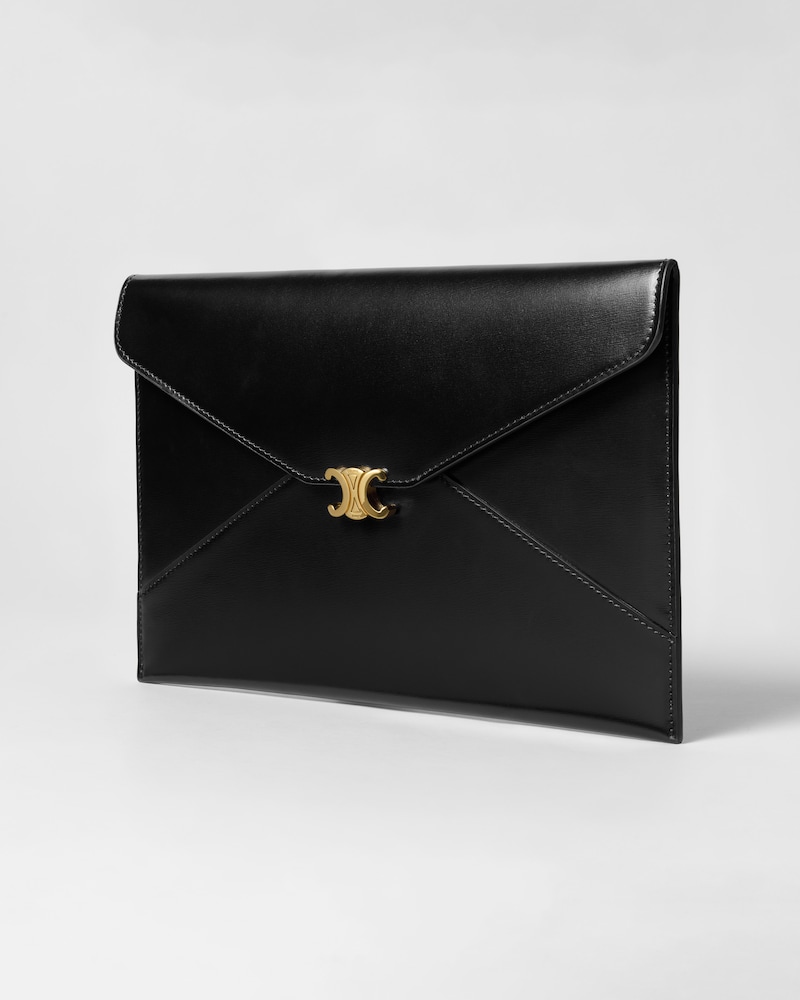 ENVELOPE IN SHINY CALFSKIN - BLACK - ALL BAGS - 1 | CELINE