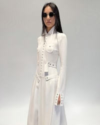 dress IN viscose - WHITE -  - 2 | CELINE