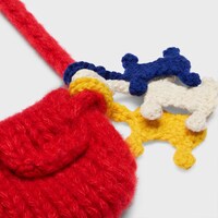 pouch IN cashmere and silk - BRIGHT RED -  - 2 | CELINE