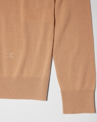 FINE-GAUGE TURTLENECK IN WOOL - CAMEL -  - 2 | CELINE