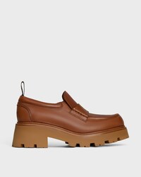 CELINE TRIOMPHE - LOAFER IN CALFSKIN - TOFFEE -  - 1 | CELINE