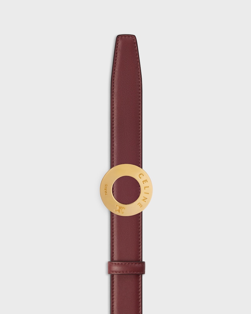 Reversible Strap 25MM IN Smooth and Grained Calfskin -  -  - 1 | CELINE