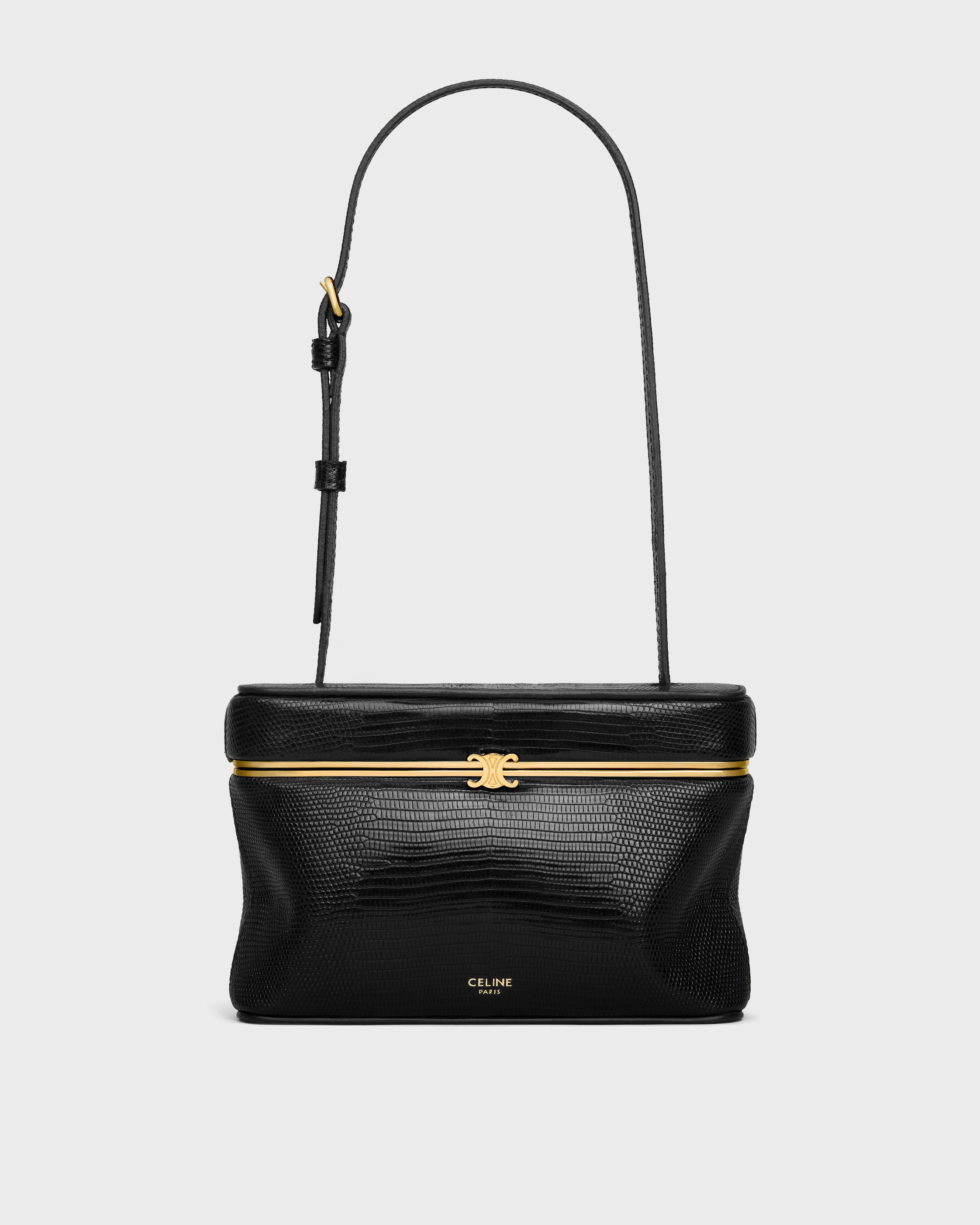 thin triomphe frame IN lizard - BLACK | CELINE