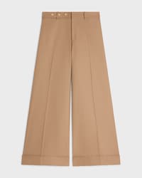 docks trousers IN cotton twill - CARAMEL -  - 1 | CELINE
