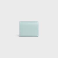 Small Flap Wallet TRIOMPHE IN Shiny calfskin - POWDER BLUE - NEW - 2 | CELINE