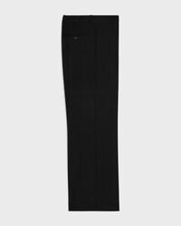 ethan trousers IN wool gabardine - BLACK -  - 2 | CELINE