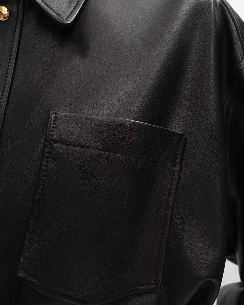 chemise agneau - Noir -  - 1 | CELINE
