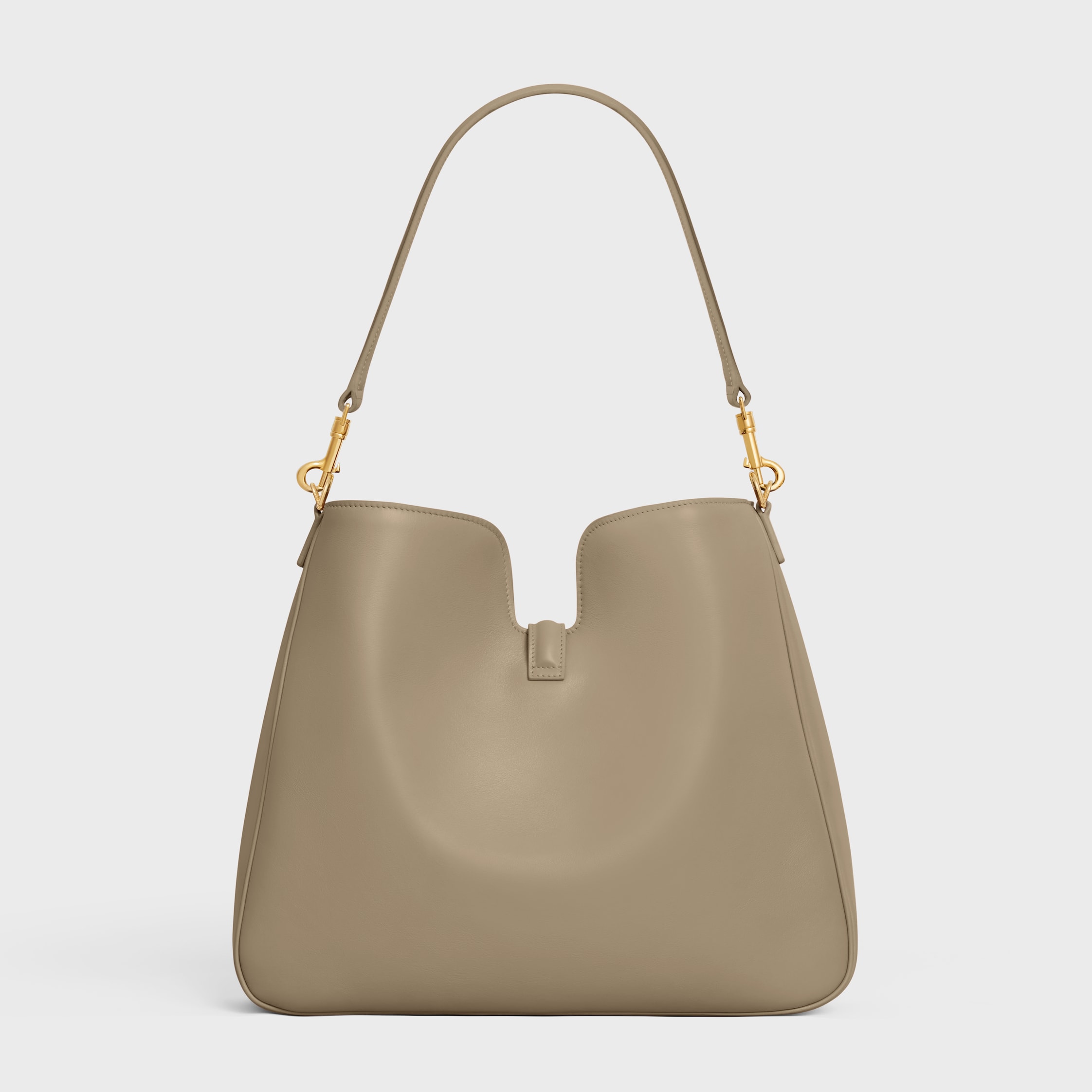 MEDIUM CAMILLE 16 SOFT BAG IN SMOOTH CALFSKIN - MODERN TAUPE | CELINE