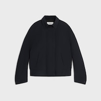 jacket IN WOOL AND COTTON GABARDINE - NAVY -  - 1 | CELINE