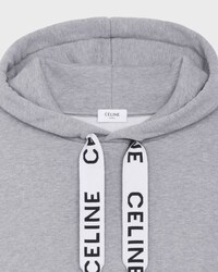 HOODIE LOOSE CELINE MOLLETON COTON - Gris clair -  - 2 | CELINE