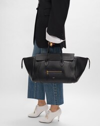 LUGGAGE AGNEAU BRILLANT SOUPLE - Noir - SACS À BANDOULIÈRE - 2 | CELINE