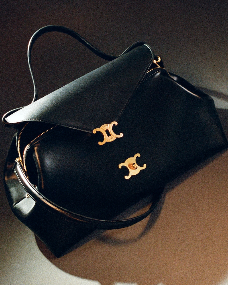 SMALL FLAIR IN SHINY CALFSKIN - BLACK - WOMEN - 1 | CELINE