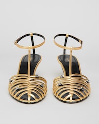 CAGE SANDAL - GOLD -  - 2 | CELINE