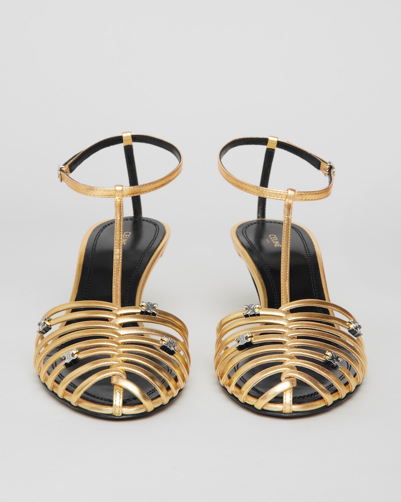 CAGE SANDAL - GOLD -  - 1 | CELINE