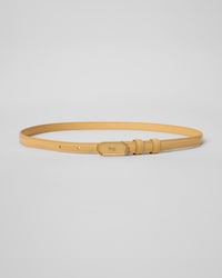 CELINE SULKY BELT 13MM IN Taurillon Leather - SOFT CAMEL -  - 2 | CELINE