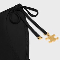 parte de baixo do fato de banho triomphe em jersey mate - PRETO - - 2 | CELINE