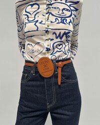 flare jeans 003 IN LIGHTWEIGHT cotton DENIM - RINSED -  - 2 | CELINE