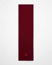 écharpe laine - BURGUNDY/RED -  - 1 | CELINE