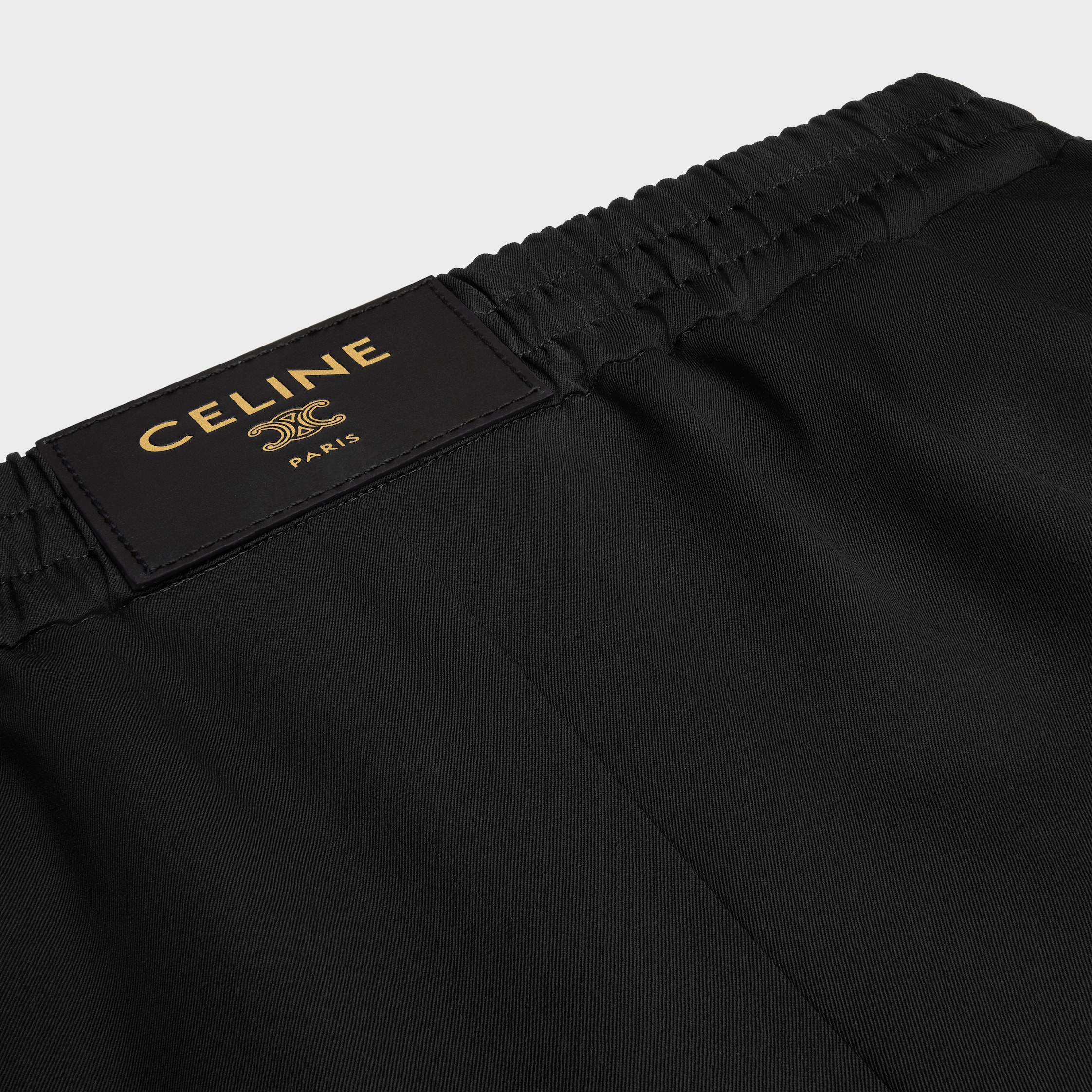 ショートパンツ / ウールツイル - ブラック | CELINE