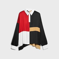 polo satin viscose - Noir -  - 1 | CELINE