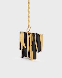 Celine Nevelson Project Necklace Vermeil and Oak Wood - GOLD / BLACK - NECKLACES - 2 | CELINE