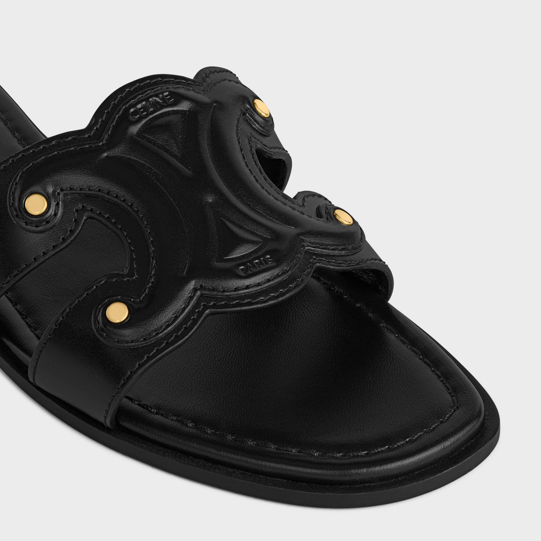 MARINA MULE IN CALFSKIN - BLACK | CELINE