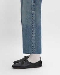 BALLET LACE-UP SHOE IN LAMBSKIN - BLACK -  - 2 | CELINE