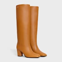 ICONIC - BOTTE EN CUIR DE VEAU - SAHARA -  - 2 | CELINE