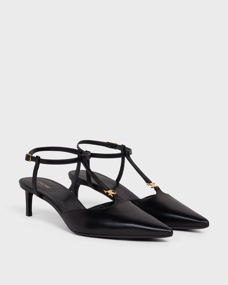 PUMP KITTEN IN CALFSKIN - BLACK -  - 1 | CELINE