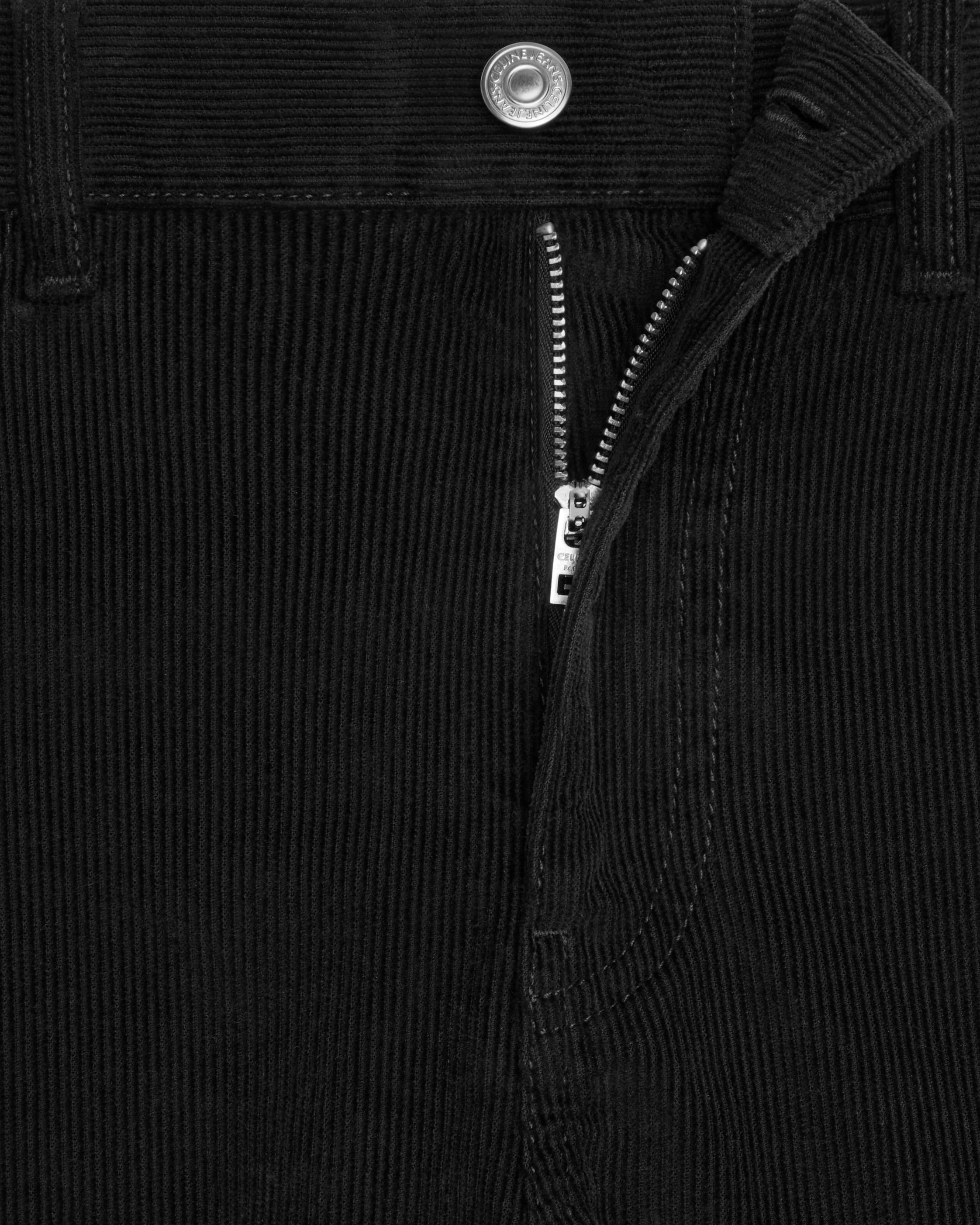 jolene jeans in corduroy - BLACK LIGHT STONE WASH | CELINE