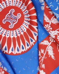 OUT OF TOWN FOULARD 90 - RED/BLUE/WHITE -  - 3 | CELINE