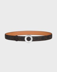 Reversible Strap 25MM IN Natural Calfskin and Triomphe Canvas -  -  - 2 | CELINE