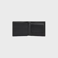 Bi-fold Wallet IN GRAINED CALFSKIN - BLACK - WALLETS - 2 | CELINE