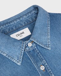 shirt IN COTTON DENIM - INDIGO WHISPER -  - 2 | CELINE
